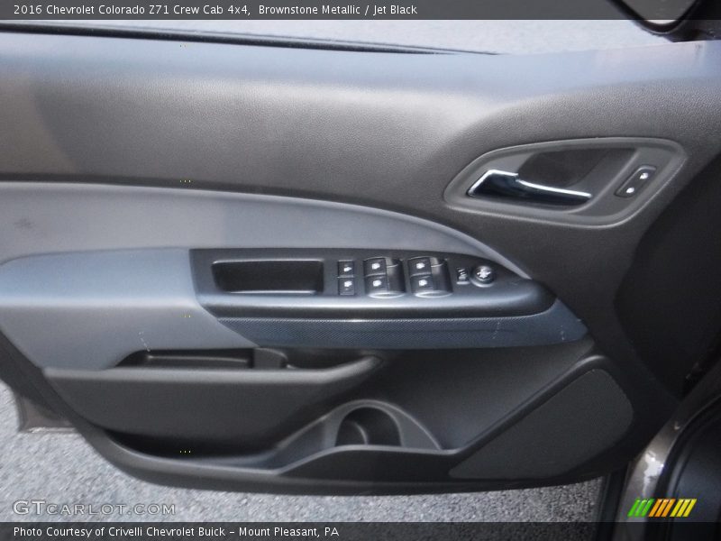 Brownstone Metallic / Jet Black 2016 Chevrolet Colorado Z71 Crew Cab 4x4