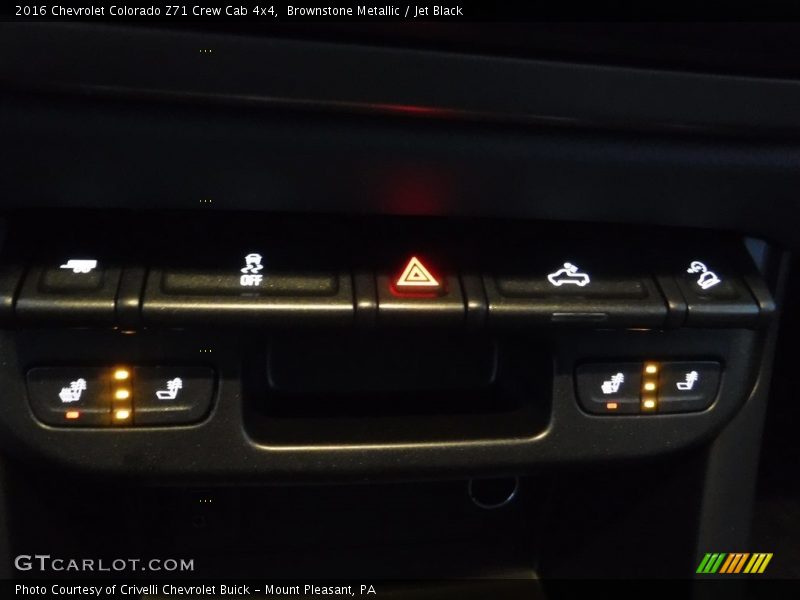 Brownstone Metallic / Jet Black 2016 Chevrolet Colorado Z71 Crew Cab 4x4