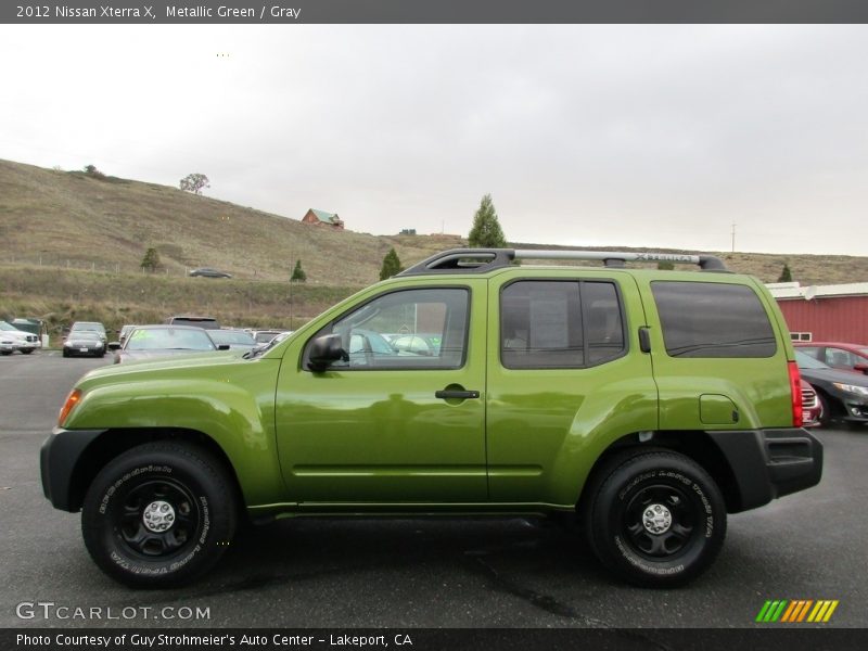 Metallic Green / Gray 2012 Nissan Xterra X
