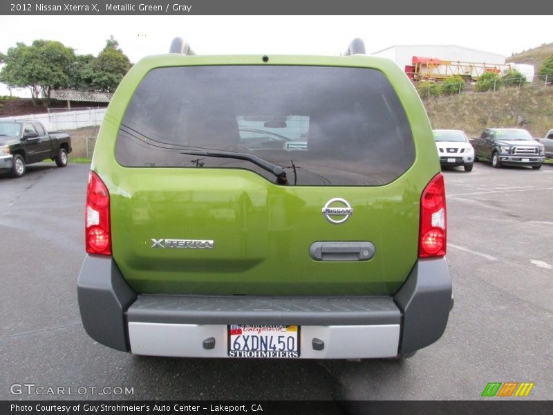 Metallic Green / Gray 2012 Nissan Xterra X