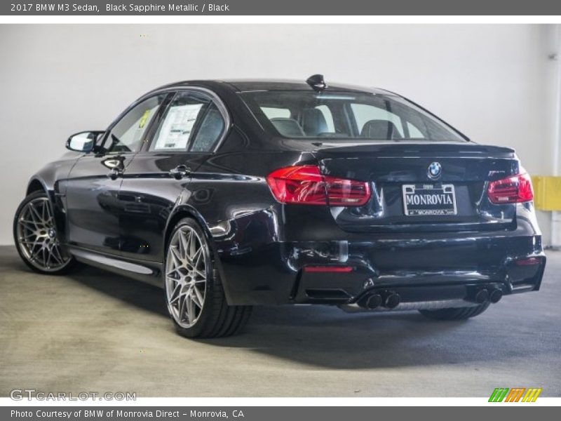 Black Sapphire Metallic / Black 2017 BMW M3 Sedan