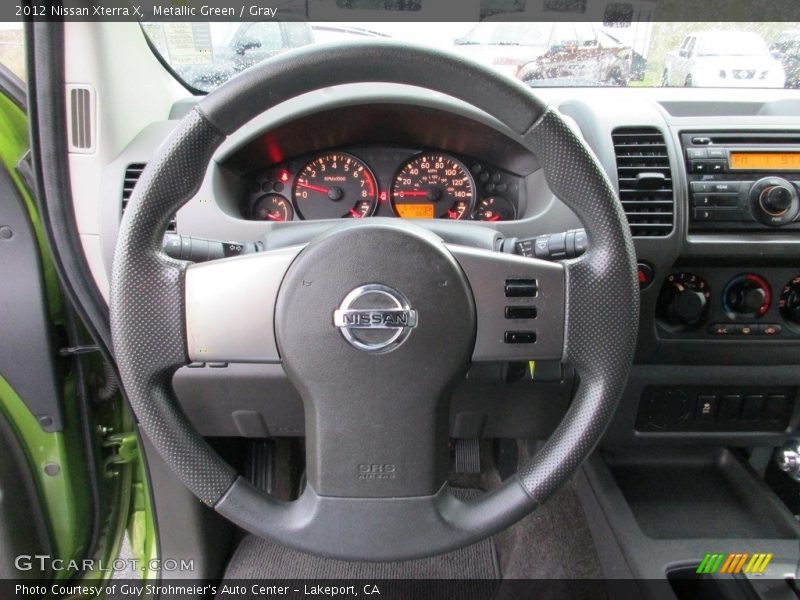 Metallic Green / Gray 2012 Nissan Xterra X