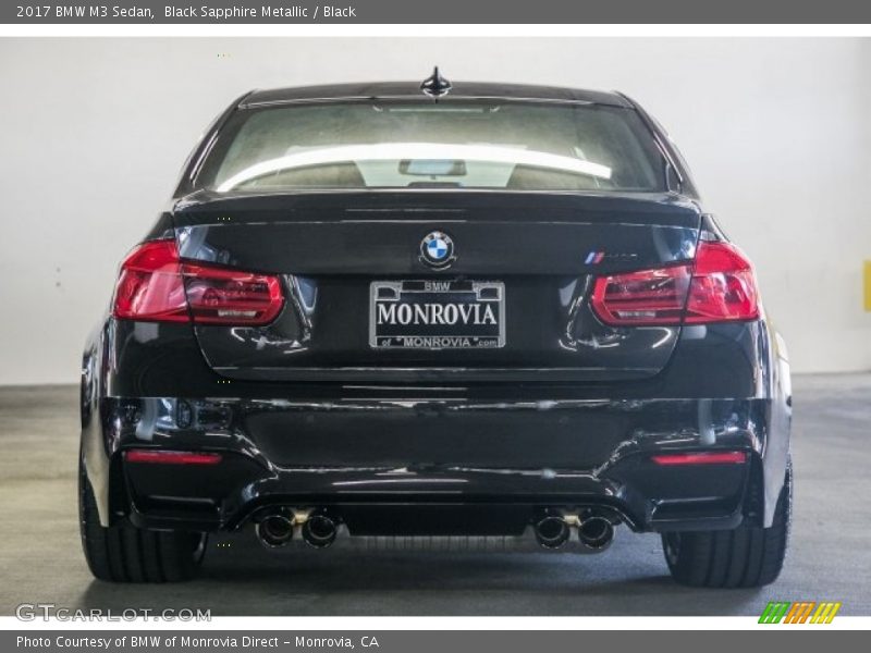 Black Sapphire Metallic / Black 2017 BMW M3 Sedan