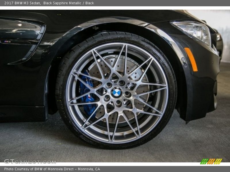 Black Sapphire Metallic / Black 2017 BMW M3 Sedan