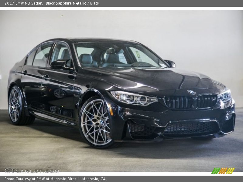 Black Sapphire Metallic / Black 2017 BMW M3 Sedan