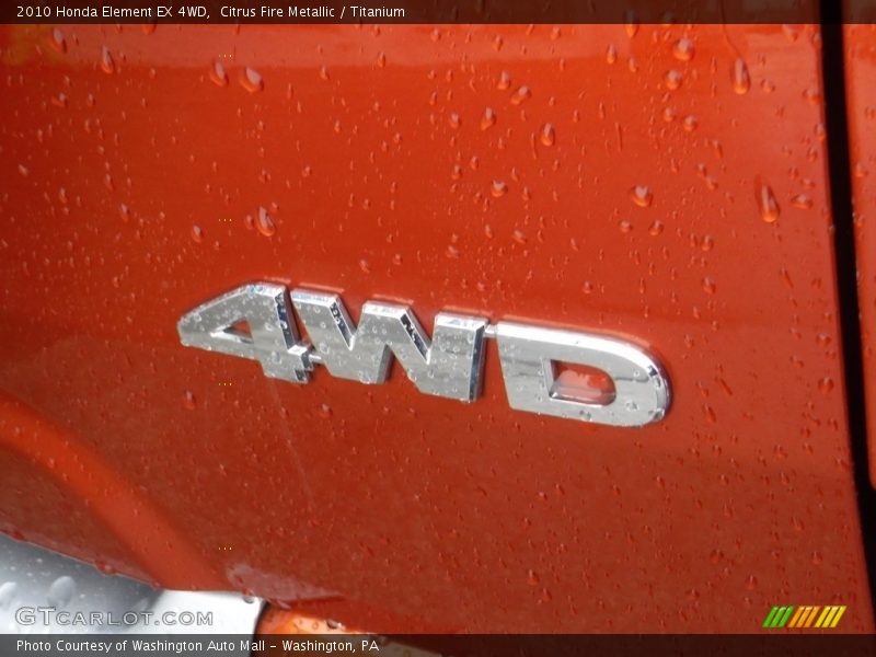 Citrus Fire Metallic / Titanium 2010 Honda Element EX 4WD