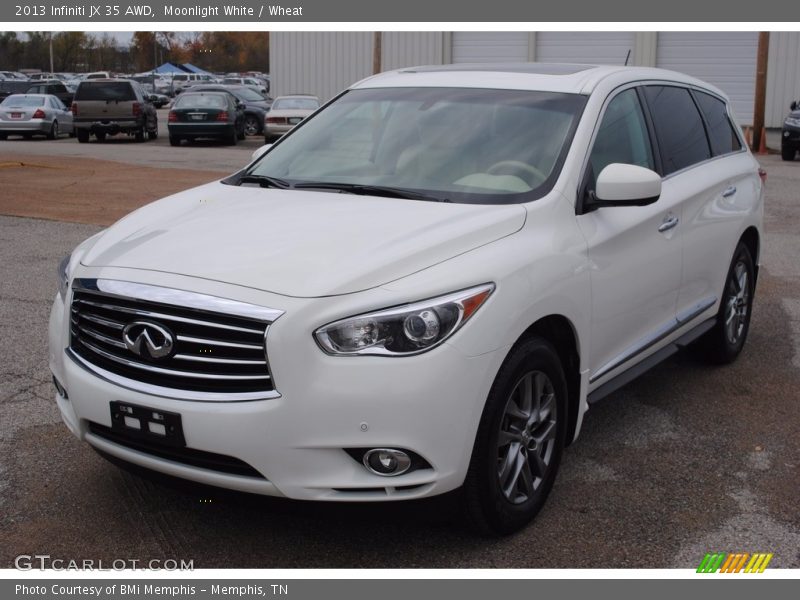 Moonlight White / Wheat 2013 Infiniti JX 35 AWD