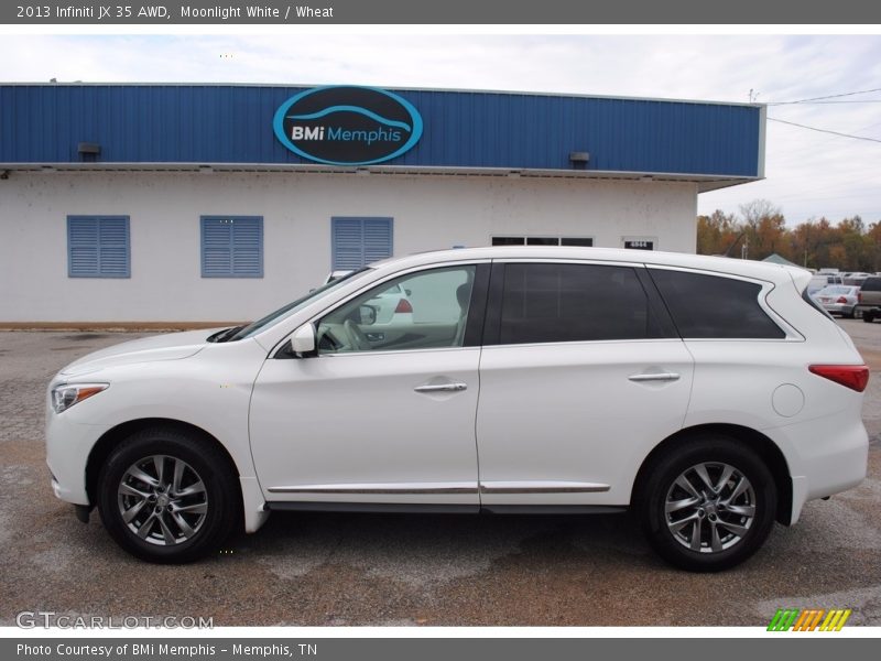 Moonlight White / Wheat 2013 Infiniti JX 35 AWD