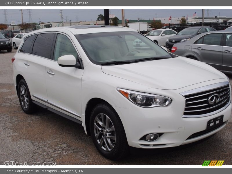 Moonlight White / Wheat 2013 Infiniti JX 35 AWD