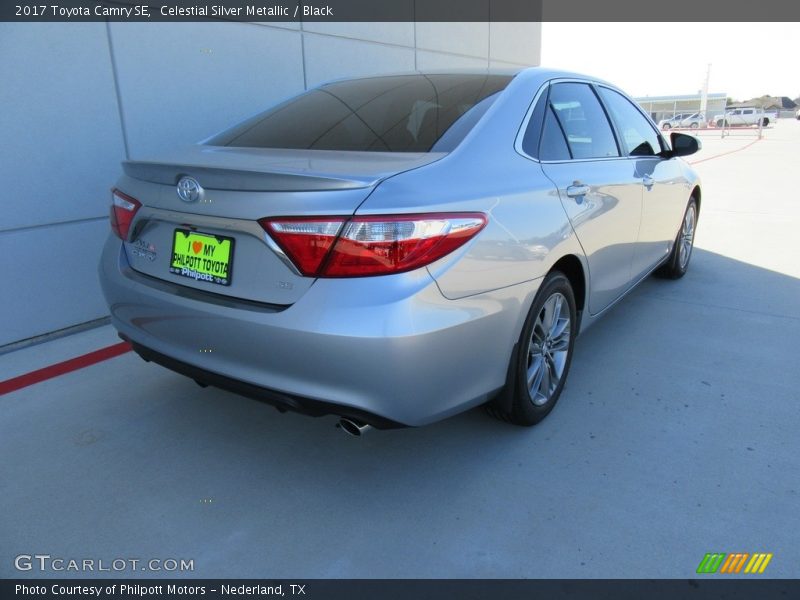 Celestial Silver Metallic / Black 2017 Toyota Camry SE