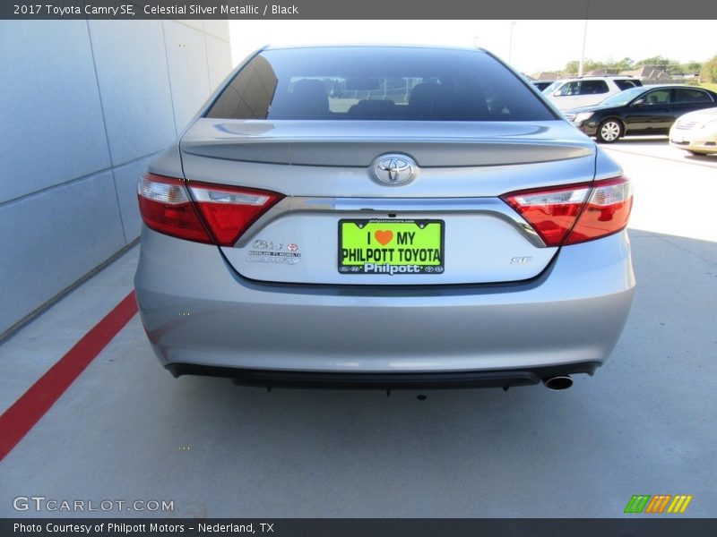 Celestial Silver Metallic / Black 2017 Toyota Camry SE