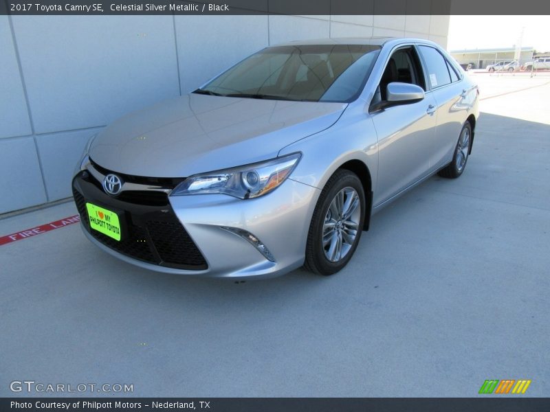 Celestial Silver Metallic / Black 2017 Toyota Camry SE
