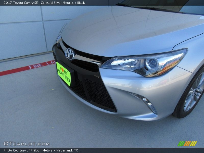 Celestial Silver Metallic / Black 2017 Toyota Camry SE