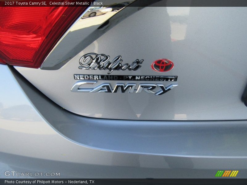 Celestial Silver Metallic / Black 2017 Toyota Camry SE