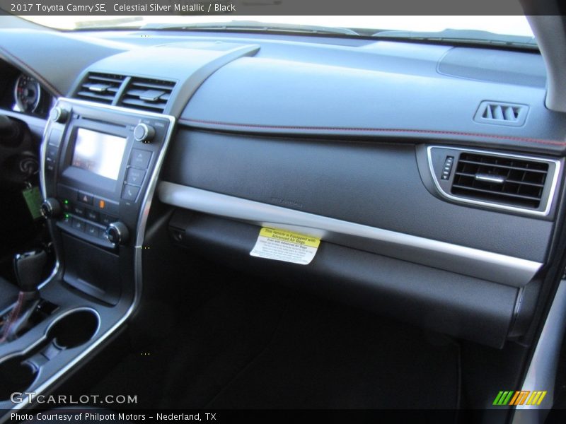 Celestial Silver Metallic / Black 2017 Toyota Camry SE