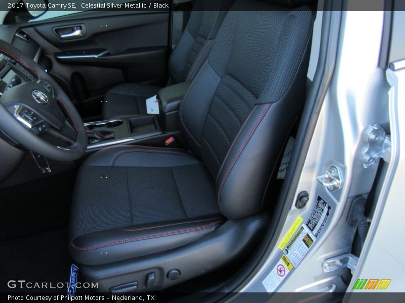Celestial Silver Metallic / Black 2017 Toyota Camry SE
