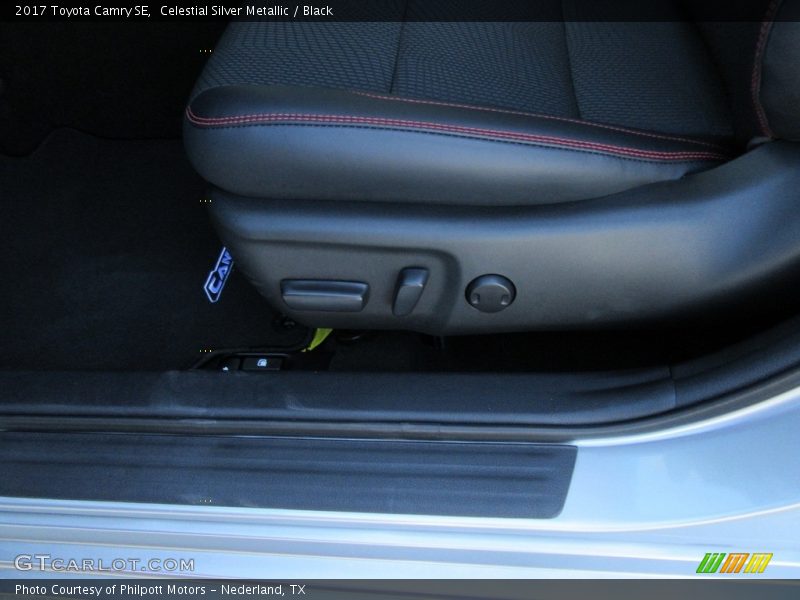 Celestial Silver Metallic / Black 2017 Toyota Camry SE