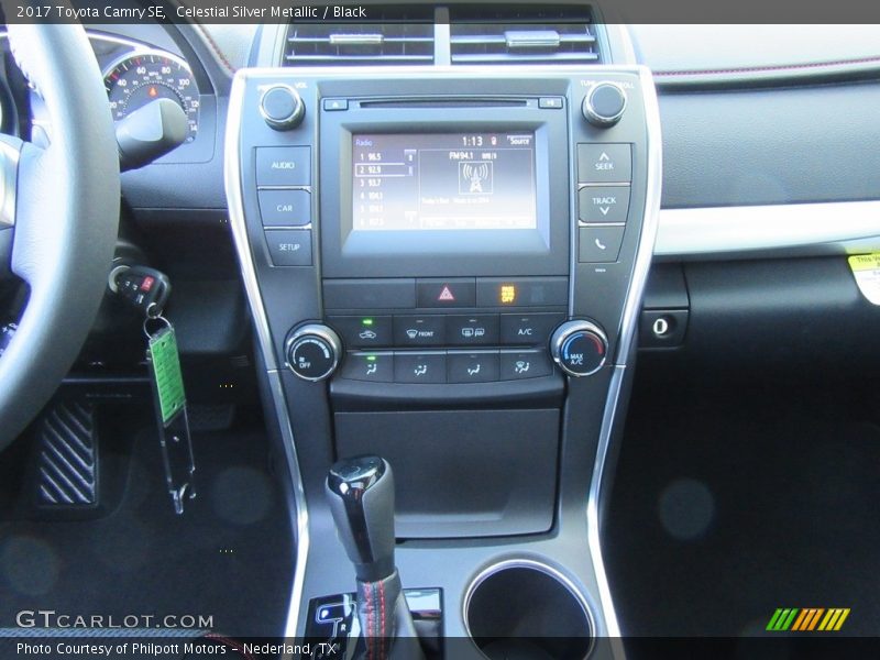 Celestial Silver Metallic / Black 2017 Toyota Camry SE