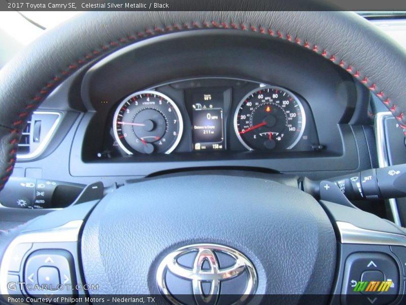 Celestial Silver Metallic / Black 2017 Toyota Camry SE