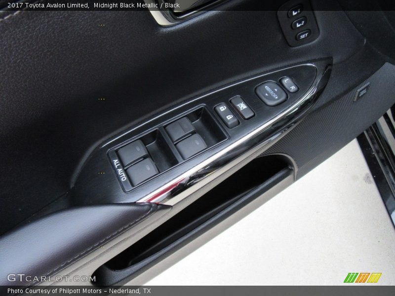 Controls of 2017 Avalon Limited