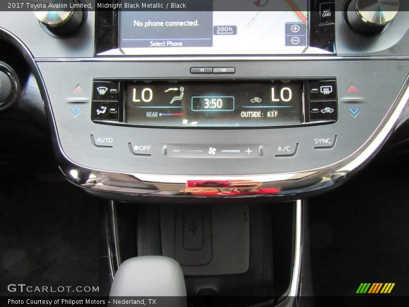 Controls of 2017 Avalon Limited