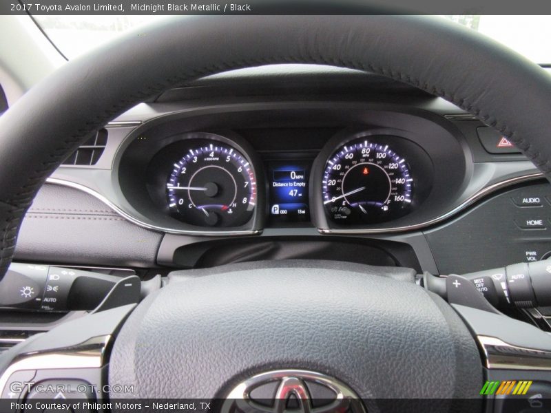  2017 Avalon Limited Limited Gauges