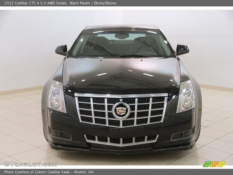Black Raven / Ebony/Ebony 2012 Cadillac CTS 4 3.0 AWD Sedan
