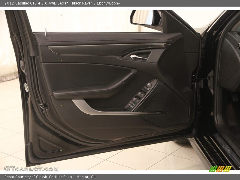 Black Raven / Ebony/Ebony 2012 Cadillac CTS 4 3.0 AWD Sedan