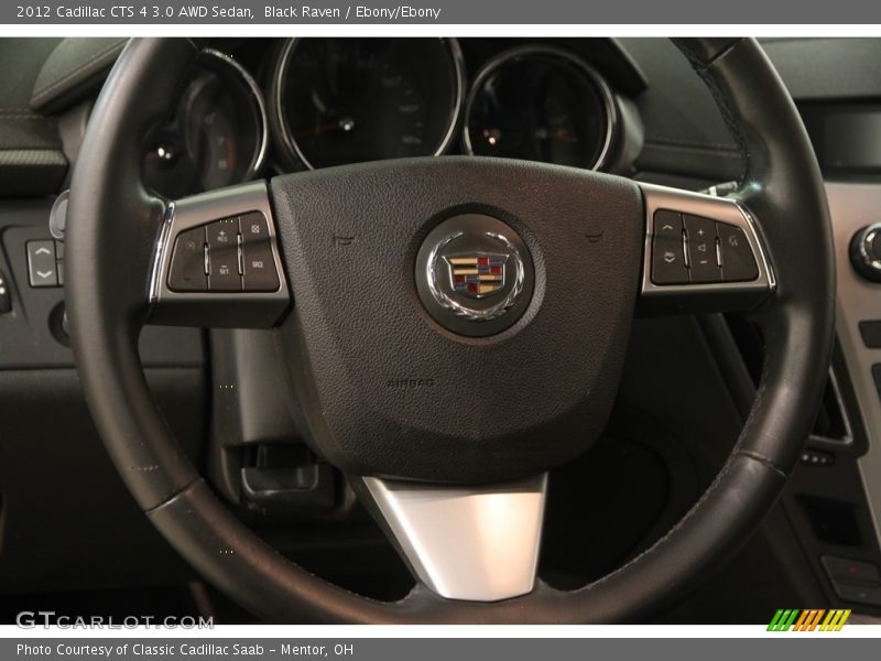 Black Raven / Ebony/Ebony 2012 Cadillac CTS 4 3.0 AWD Sedan