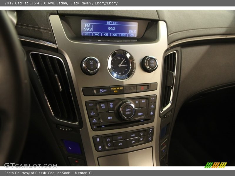 Black Raven / Ebony/Ebony 2012 Cadillac CTS 4 3.0 AWD Sedan