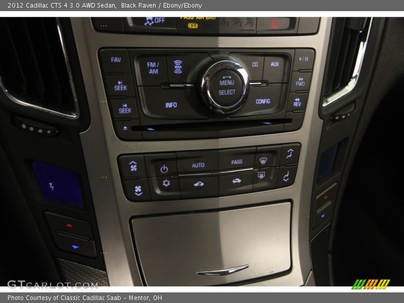 Black Raven / Ebony/Ebony 2012 Cadillac CTS 4 3.0 AWD Sedan