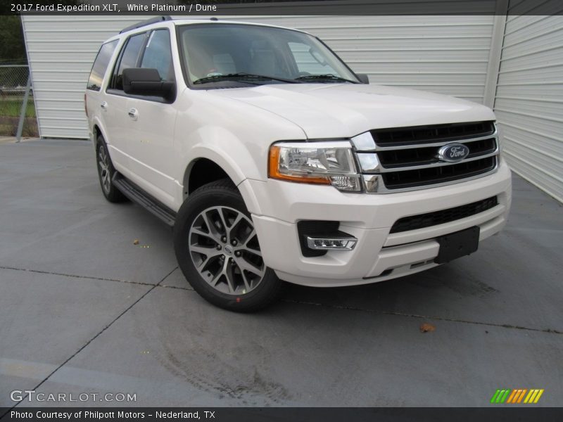 White Platinum / Dune 2017 Ford Expedition XLT