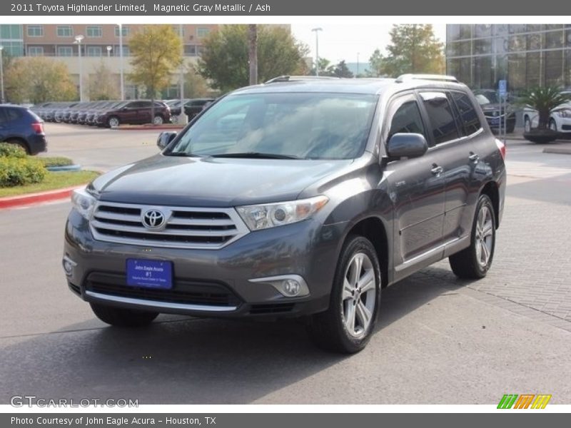 Magnetic Gray Metallic / Ash 2011 Toyota Highlander Limited