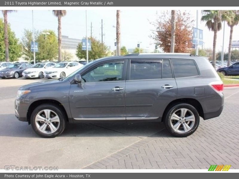 Magnetic Gray Metallic / Ash 2011 Toyota Highlander Limited