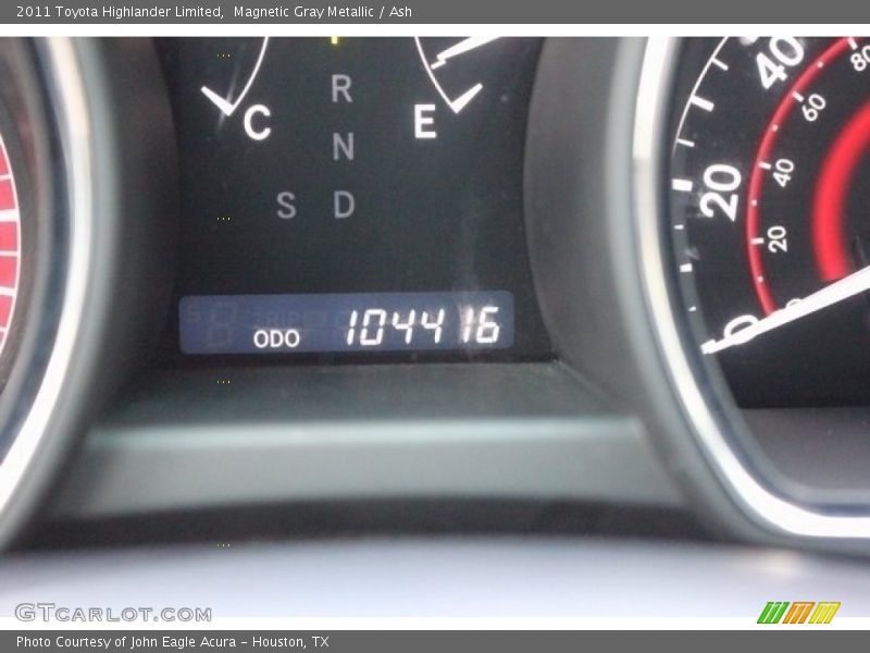 Magnetic Gray Metallic / Ash 2011 Toyota Highlander Limited