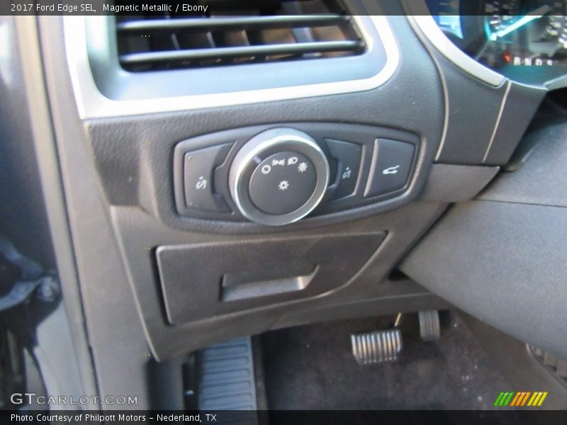 Magnetic Metallic / Ebony 2017 Ford Edge SEL