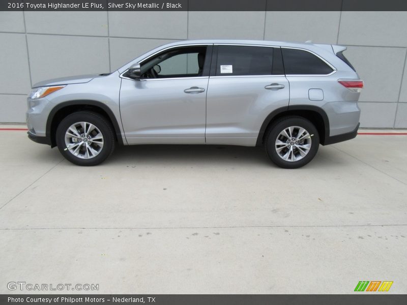 2016 Highlander LE Plus Silver Sky Metallic