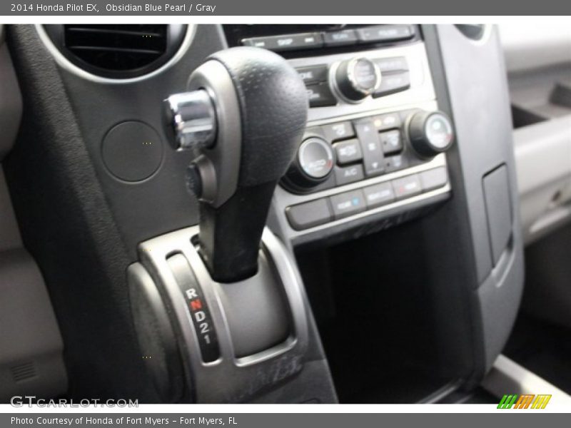 Obsidian Blue Pearl / Gray 2014 Honda Pilot EX