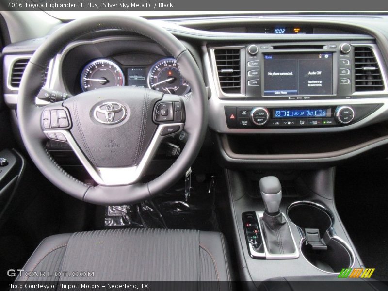 Dashboard of 2016 Highlander LE Plus