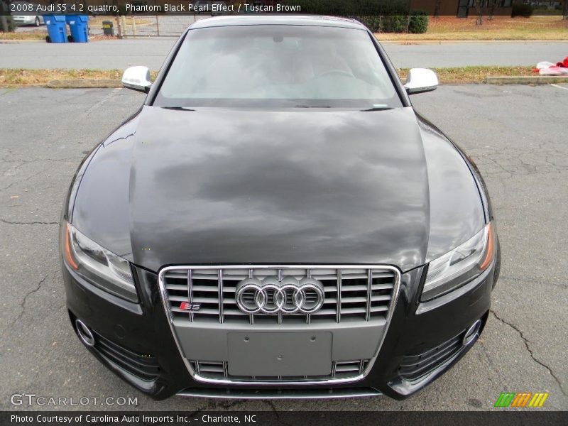 Phantom Black Pearl Effect / Tuscan Brown 2008 Audi S5 4.2 quattro