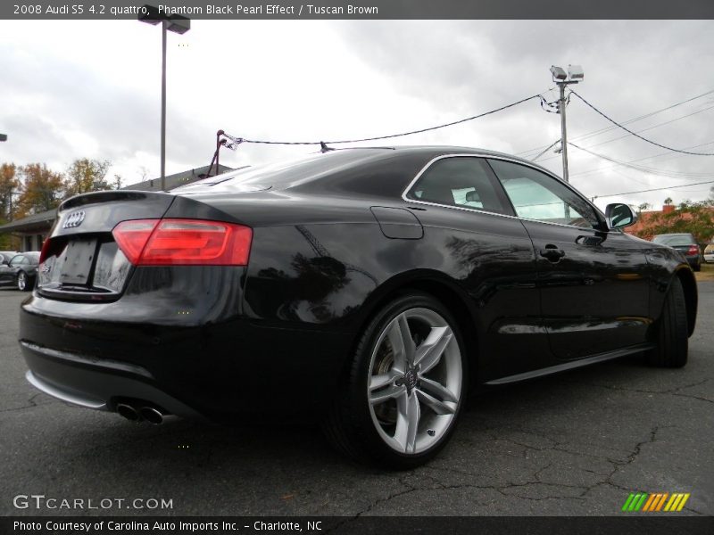Phantom Black Pearl Effect / Tuscan Brown 2008 Audi S5 4.2 quattro