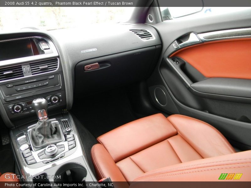 Phantom Black Pearl Effect / Tuscan Brown 2008 Audi S5 4.2 quattro