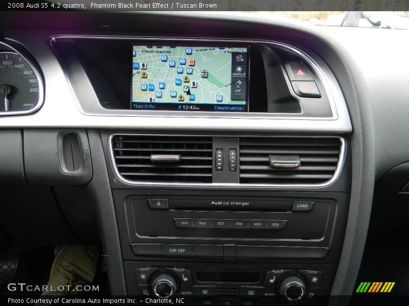 Phantom Black Pearl Effect / Tuscan Brown 2008 Audi S5 4.2 quattro