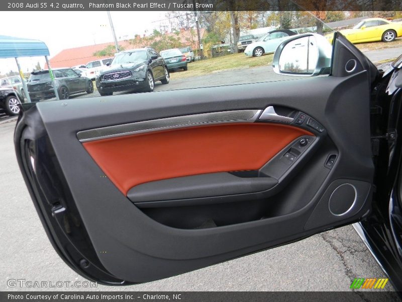 Phantom Black Pearl Effect / Tuscan Brown 2008 Audi S5 4.2 quattro