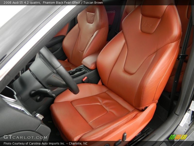 Phantom Black Pearl Effect / Tuscan Brown 2008 Audi S5 4.2 quattro
