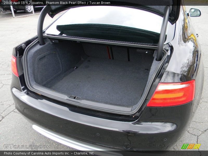 Phantom Black Pearl Effect / Tuscan Brown 2008 Audi S5 4.2 quattro
