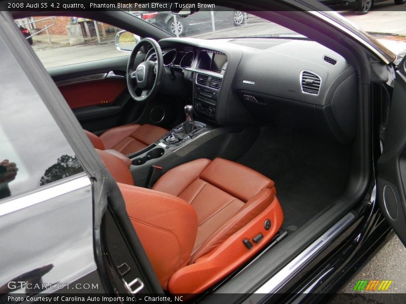 Phantom Black Pearl Effect / Tuscan Brown 2008 Audi S5 4.2 quattro