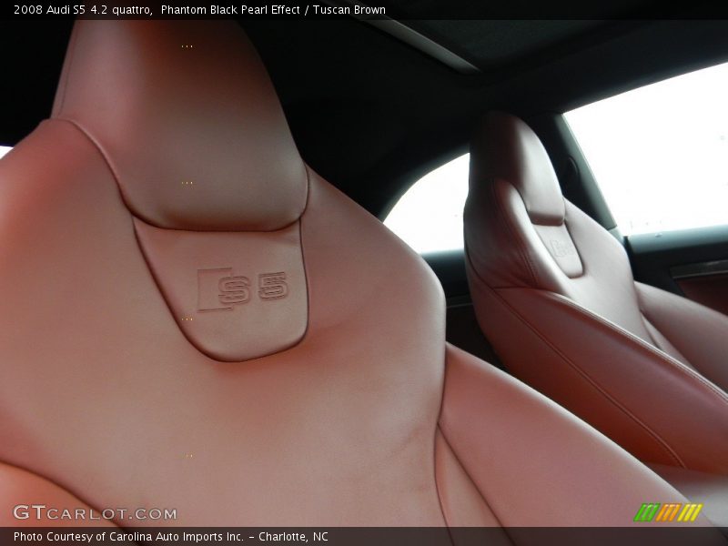 Phantom Black Pearl Effect / Tuscan Brown 2008 Audi S5 4.2 quattro