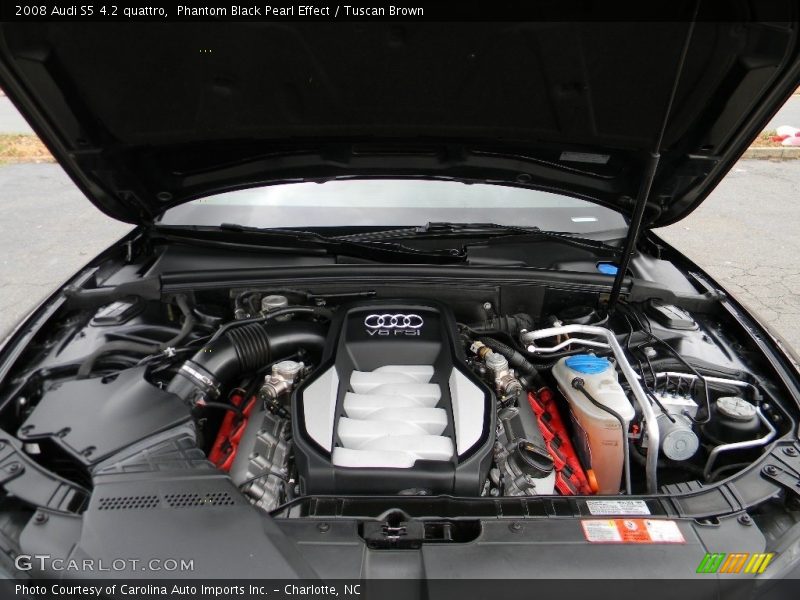 Phantom Black Pearl Effect / Tuscan Brown 2008 Audi S5 4.2 quattro
