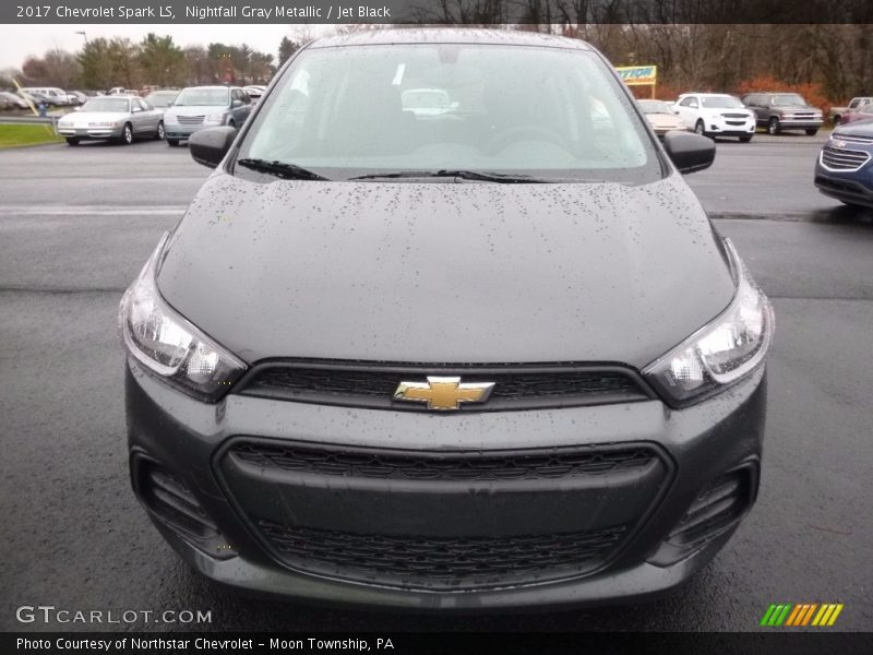 Nightfall Gray Metallic / Jet Black 2017 Chevrolet Spark LS